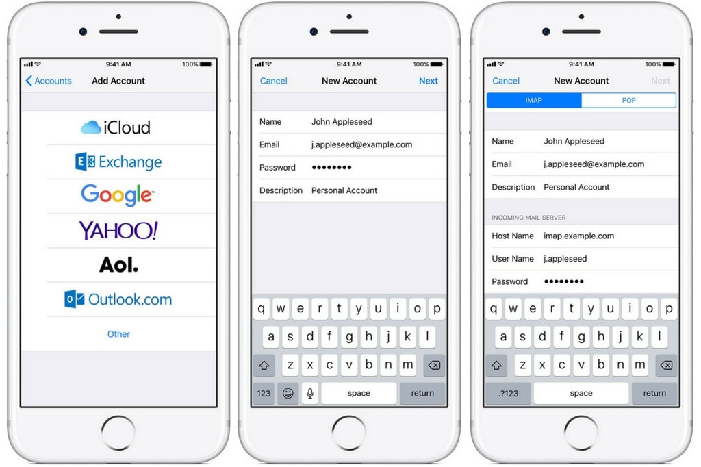 Method to setup Bigpond Email on Apple Devices